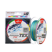 8-Strand Braided PE Fishing Line Multi-Color 500m Anti-Bite Super Strong for Sea Fishing