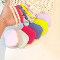 Mini Silicone Zipper Pouch for Coins, Jewelry, and Cables