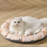 Pet Cooling Mat for Dogs and Cats, Summer Ice Silk Pad for Sleeping and Heat Relief