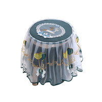 Air Fryer Dust Cover with Lace Trim for Kitchen Appliances