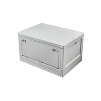 Foldable Car Trunk Organizer Storage Box with Wooden Lid for Camping Picnic Outdoor Use