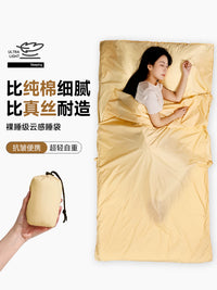 Portable Cotton Sleeping Bag Liner for Travel, Hotel, Train, and Outdoor Camping