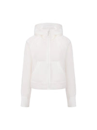 Women's Lightweight Hooded Sun Protection Jacket, Loose Fit Zip-Up Cropped Outdoor Windbreaker
