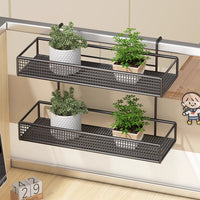 Desk Hanging Basket Office Partition Shelf Storage Organizer for Office Supplies
