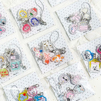 AGUGU Cartoon Acrylic Keychain for Bags and Planners