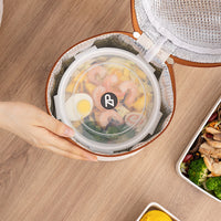 Insulated Round Lunch Bag with Waterproof Oxford Cloth and Aluminum Foil Lining for Outdoor Picnic