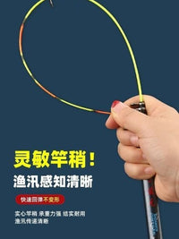 Portable Short Section Rock Fishing Rod with Strong Waist Power
