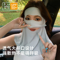 Summer Full Face UV Protection Mask with Drinkable Design for Driving and Outdoor Activities