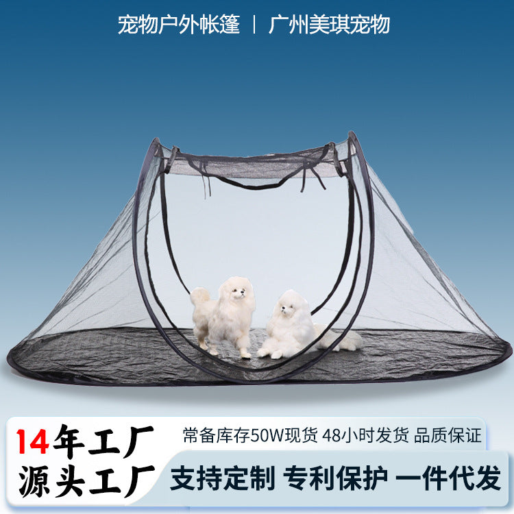 Foldable Pet Tent for Cats and Dogs, Portable Outdoor Travel Shelter