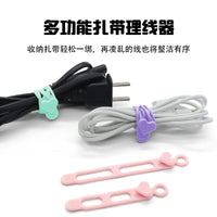 Silicone Cable Organizer Ties for Travel and Home Use