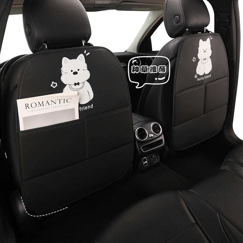 Car Seat Back Kick Mat Protector for Kids, Universal Anti-Dirty Pad