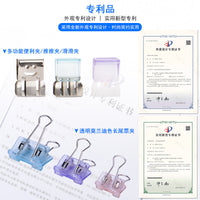 Push Clamp Binder Clips for Documents and Stationery