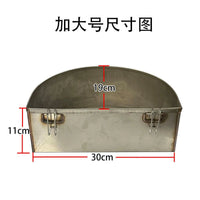 Stainless Steel Pet Water Bowl for Large Dogs, Elevated Anti-Spill Hanging Feeder