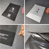 Non-Woven Zipper Garment Bags with Clear Window - 50 Pack
