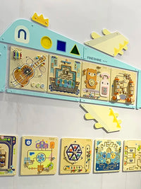 Preschool Wall-Mounted Educational Activity Board for Kids and Seniors