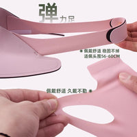 Ice Silk Breathable Sun Protection Face Mask with Brim and Neck Guard for Summer UV Protection