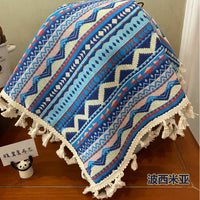 Round Dust Cover for Rice Cooker Air Fryer Bread Machine Pressure Cooker with Tassels