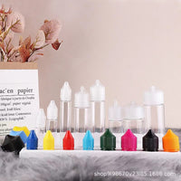 Gorilla V2/V3 Child-Resistant PET Chubby Unicorn Bottle with Flat Cap for E-Liquids