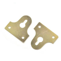 Large Gold Curved Picture Frame Hangers with Screws, 2-Pack