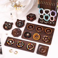 Wooden Bracelet Display Stand for Jewelry and Crafts
