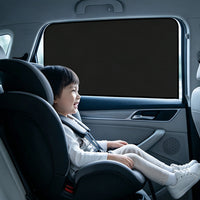 Magnetic Car Window Sun Shade Full Blackout Heat Insulation Retractable UV Protection