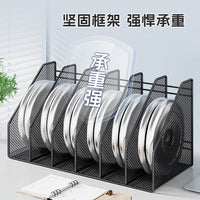 Metal Mesh Desk File Organizer with Multiple Compartments