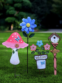 Authentic Outdoor Rotating Wrought Iron Windmill Garden Decoration Creative Courtyard Landscape Ornament