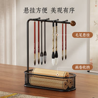 Desktop Medal Display Rack with Trophy Storage Box and Entryway Organizer