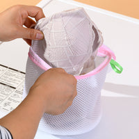 Embroidered Mesh Laundry Bags Set with Zipper for Delicates, Bras, and Clothing
