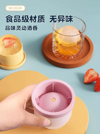 Large Sphere Ice Cube Mold for Whiskey and Cocktails, Food-Grade Silicone Ice Ball Maker