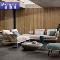 Luxury Rattan Woven Outdoor Sofa Set for Patio Garden Villa Hotel