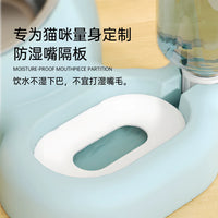 Automatic Water Dispensing Pet Food and Water Double Bowl for Cats and Dogs