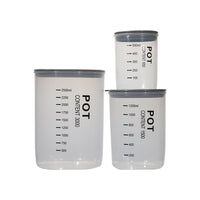 Airtight Food Storage Containers for Pantry Organization - Clear Plastic Canisters for Cereal, Grains, Snacks, and Dry Goods