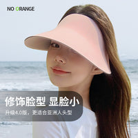 Women's UV Protection Sun Visor Hat with Wide Brim for Outdoor Travel