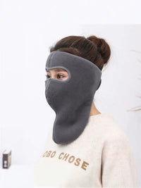 Winter Warm Cotton Face Mask with Neck and Ear Protection for Cycling and Outdoor Activities