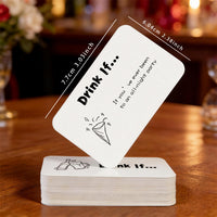 100-Card English Party Drinking Game Set