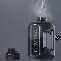 Large Capacity Sports Water Bottle with Straw and Handle, Leakproof Tritan Hydration Jug for Gym and Outdoor Activities