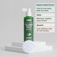 Kriath Pet Breath Freshener Spray for Daily Oral Care