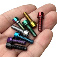 M5x18mm Stainless Steel Bicycle Stem Bolts for Mountain, Road, and Fixed Gear Bikes