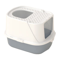 Fully Enclosed Drawer-Style Cat Litter Box with Odor Control and Anti-Splash Design