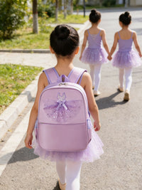 Kids Dance Backpack Large Capacity Ballet Latin Shoulder Bag for Girls