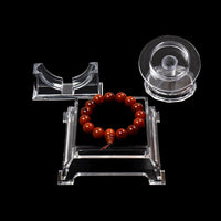 Acrylic Bangle and Bracelet Display Stand for Jewelry, Jade, and Emerald