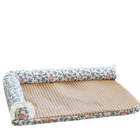 Pet Cooling Bed with Removable Mat for Small to Medium Dogs and Cats, All Seasons