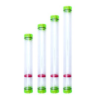Fishing Float Storage Tube with Sealed Cap, Transparent Fishing Bobber Container for Angling Accessories
