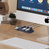 Magnetic Silicone Cable Organizer for Apple Devices - Desktop Data Cable Holder