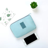 Minimalist Digital Organizer Bag for Cables, Earphones, and Power Banks - Large Capacity Travel Storage Pouch