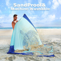 Large Lightweight Quick-Dry Beach Mat for Outdoor Camping Hiking Picnic