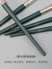 Green Cloud Eyeshadow Brush Set with Soft Bristles and Portable Bag for Beginners