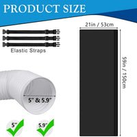 Portable Air Conditioner Hose Insulation Sleeve Cover