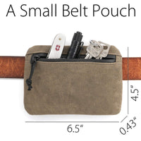 Outdoor Canvas Waist Bag / Stationery Pouch for Camping & Sports - Portable & Waterproof